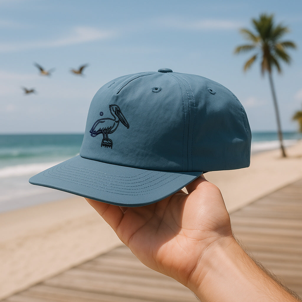 Pelican Hat-Slate Blue