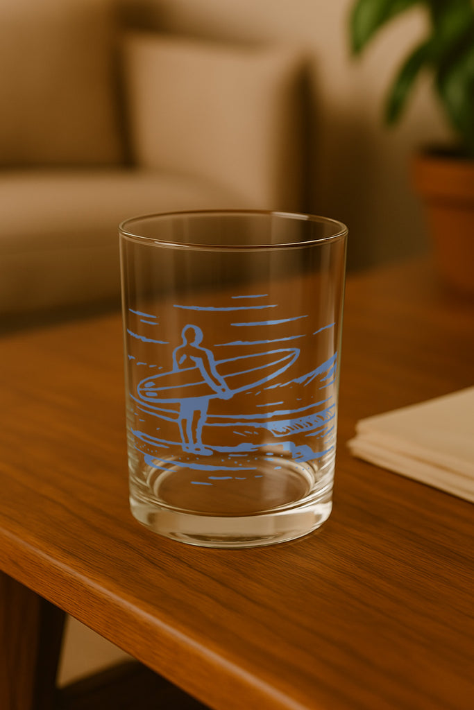 Surfer Rocks Glass