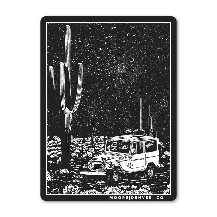 Desert Cruiser Night Sticker