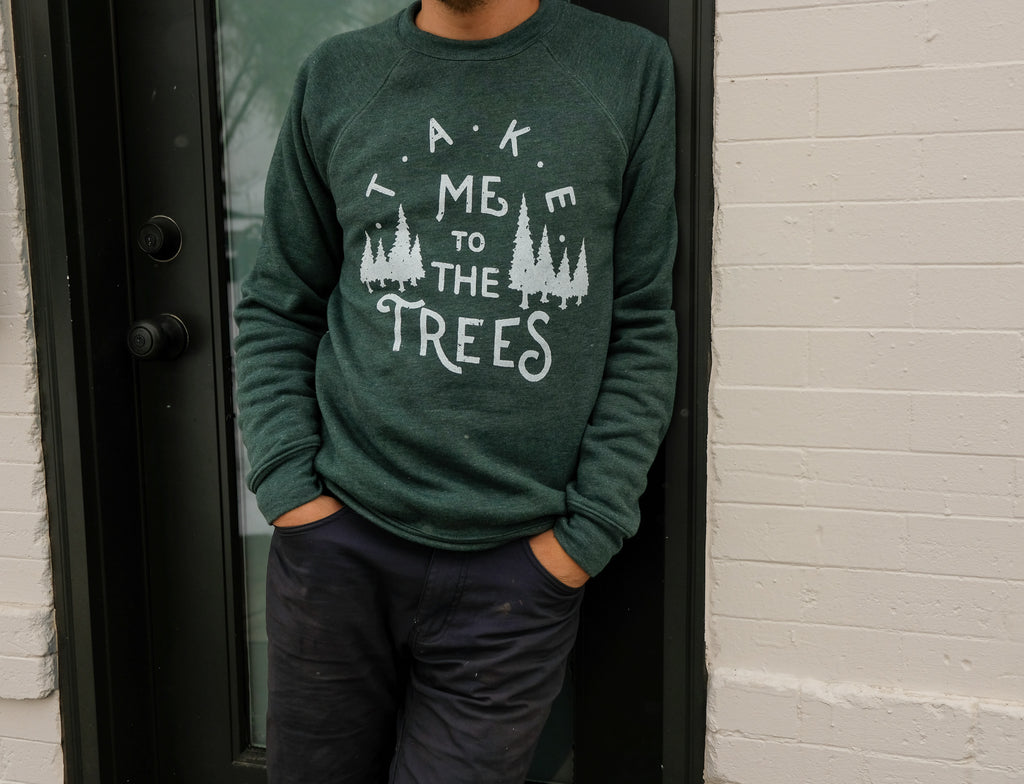 The Trees Crewneck-Forest