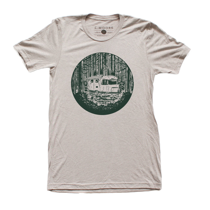 Trailer in the Woods Tee-Cool Gray