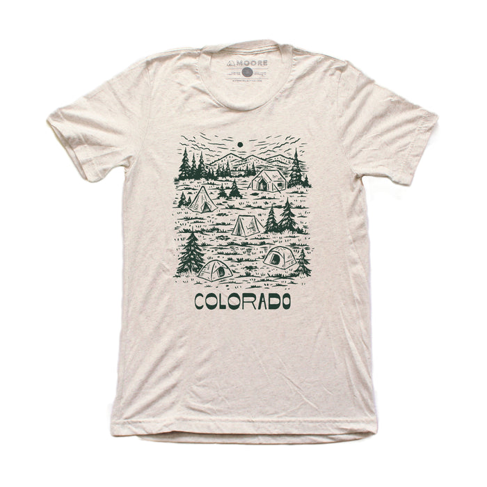 Camp Colorado Tee-Oatmeal