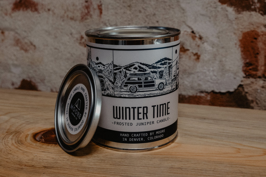 Winter Time Candle