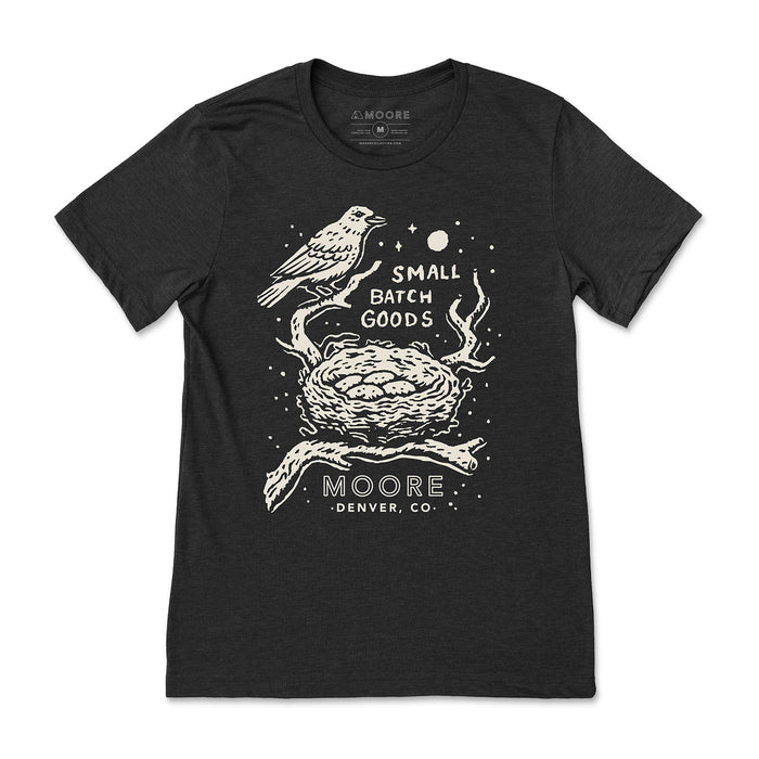 Celebrating 12 Years Bird Tee-Black Heather