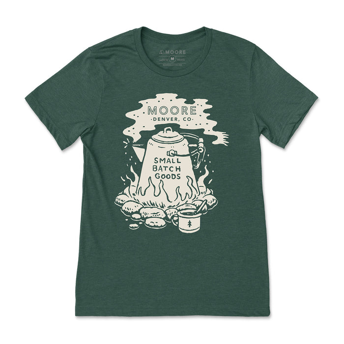 Celebrating 12 Years Coffee Pot Tee-Forest
