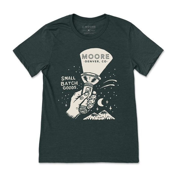 Celebrating 12 Years Flashlight Tee-Emerald
