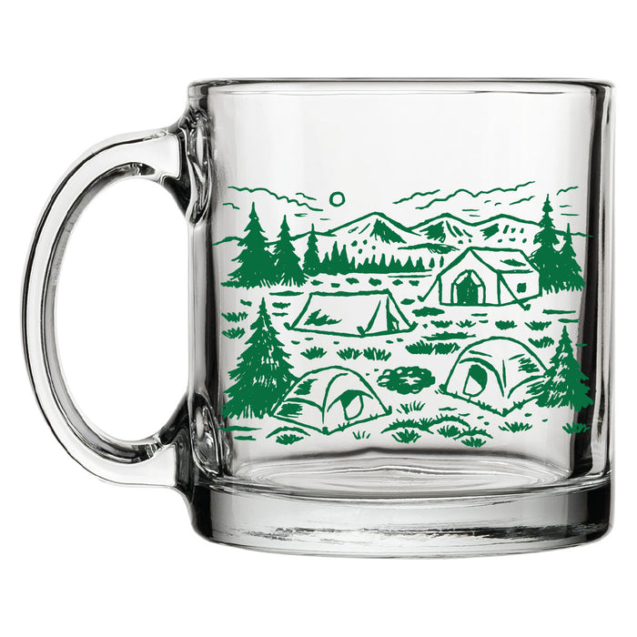 Campground Glass Mug