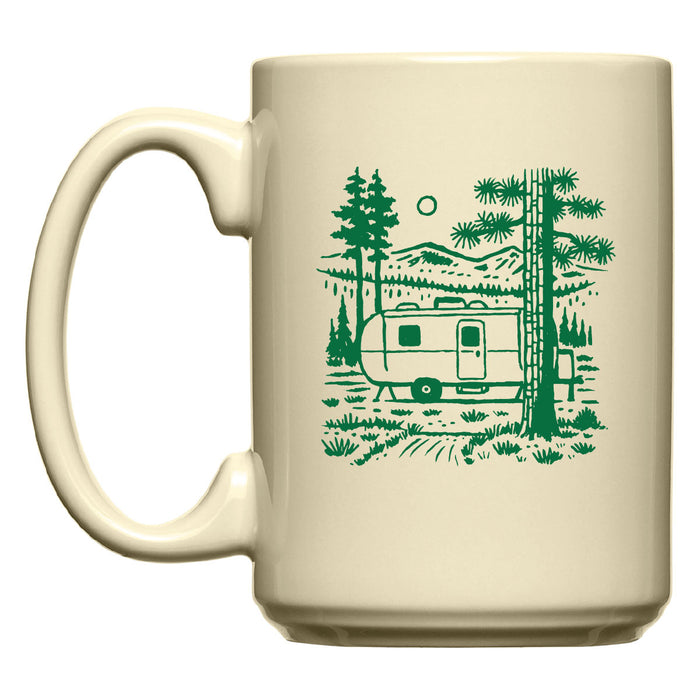 Camper Diner Mug-Cream