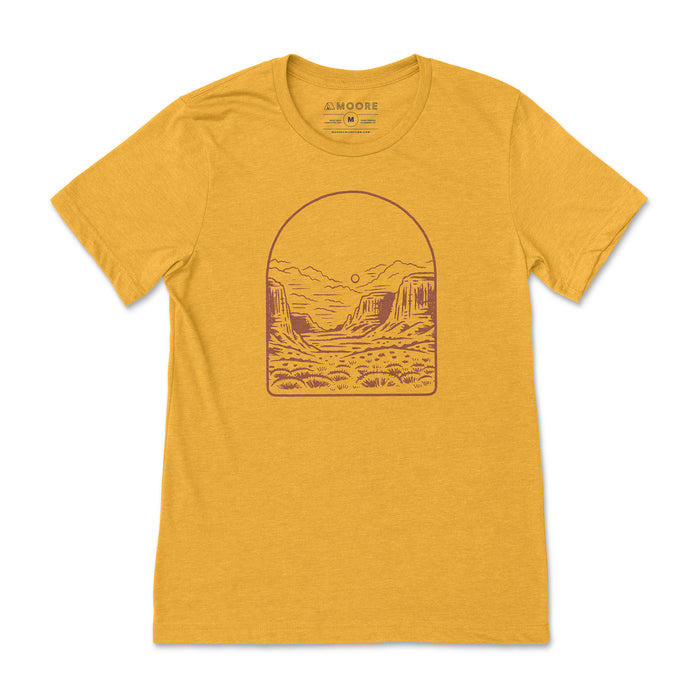 Desert Buttes Tee -Mustard