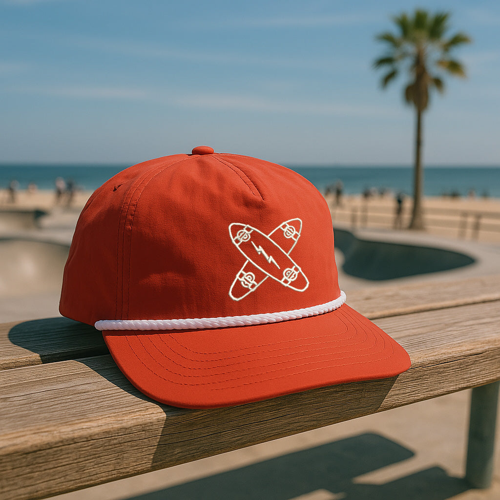 Boards Rope Hat-Red