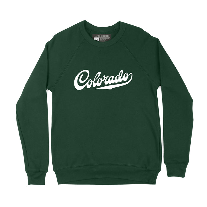 Colorado Athletic Crewneck-Forest