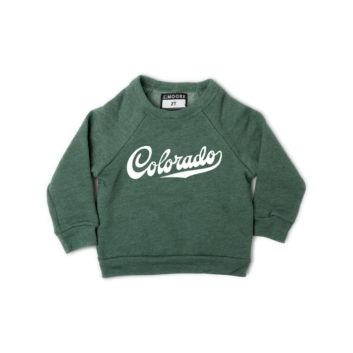 Kids Colorado Athletic Crewneck