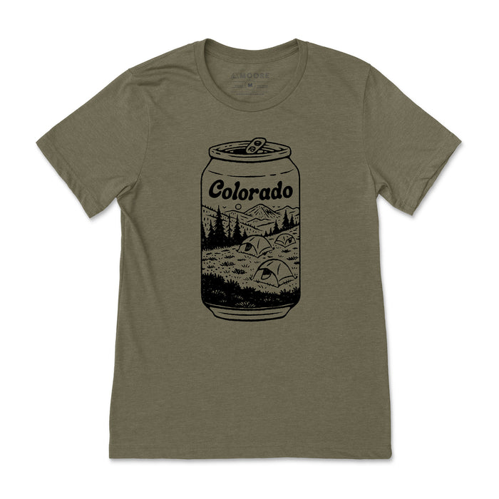 Colorado Can Tee-Heather Olive