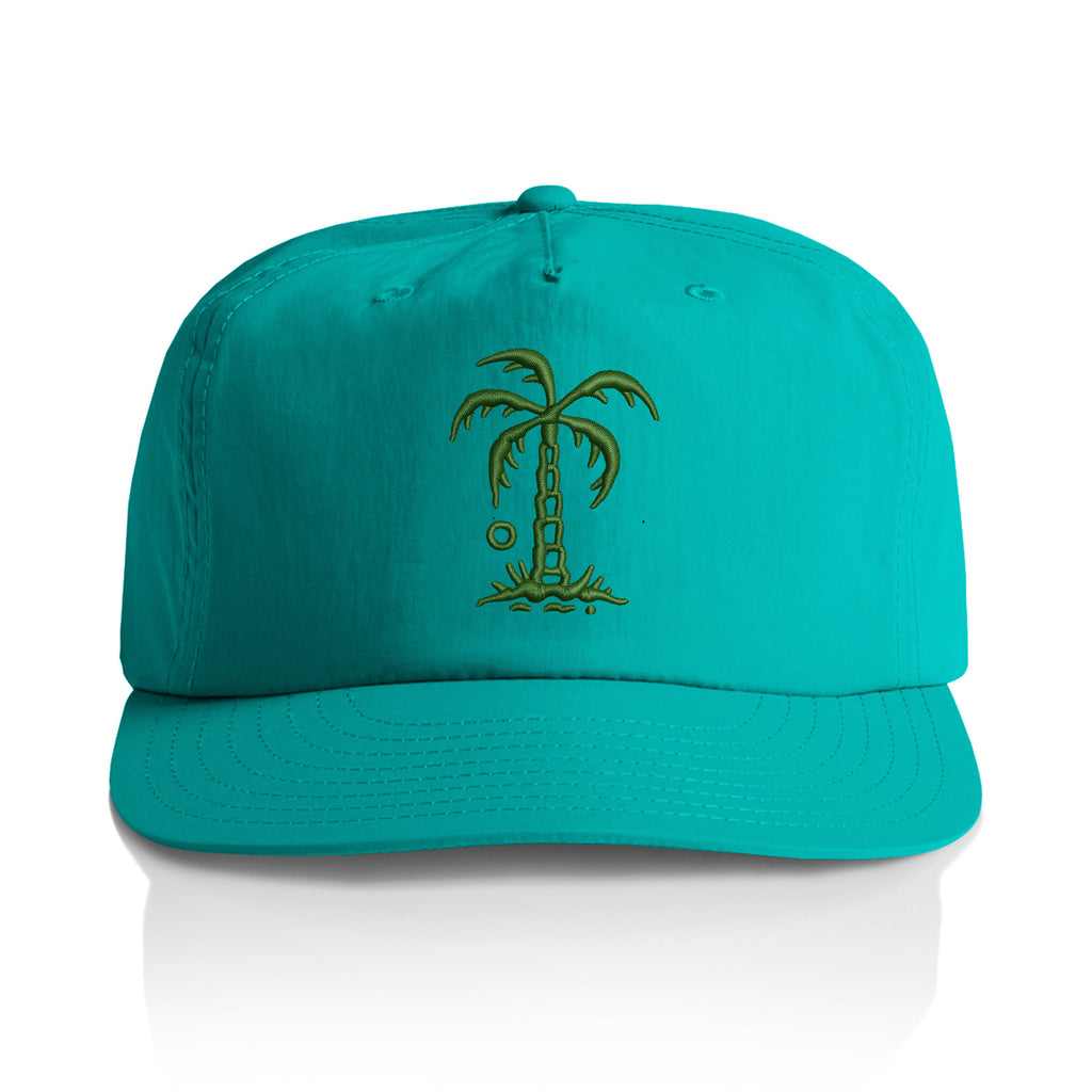 coconut palm hat for sale Palm Tree Hat-Sea Green