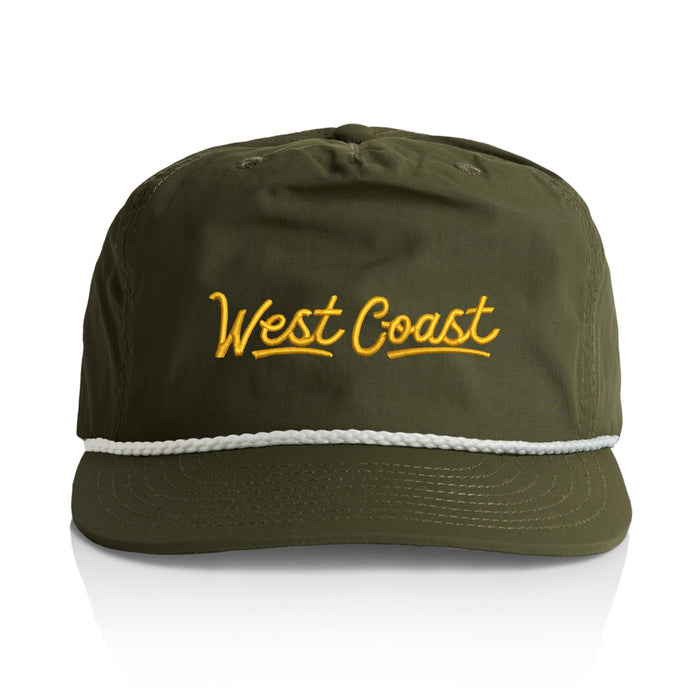 West Coast Script Rope Hat-Army