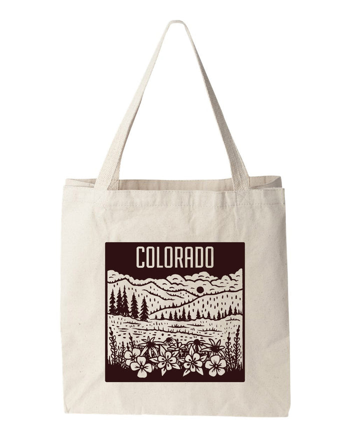 Colorado Mountain Heavyweight Tote