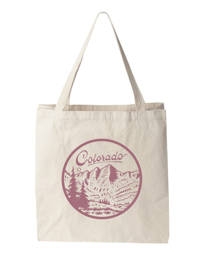 Colorado Maroon Bells Heavyweight Tote