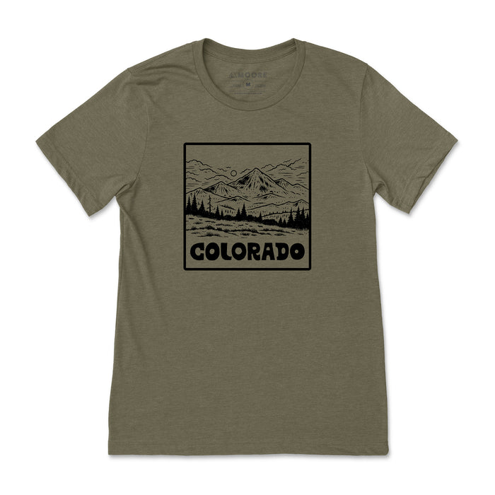 Colorado Alpine Tee-Heather Olive