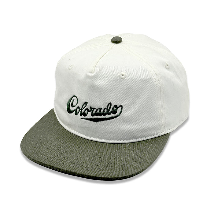 Colorado Athletic Hat-Natural/Green