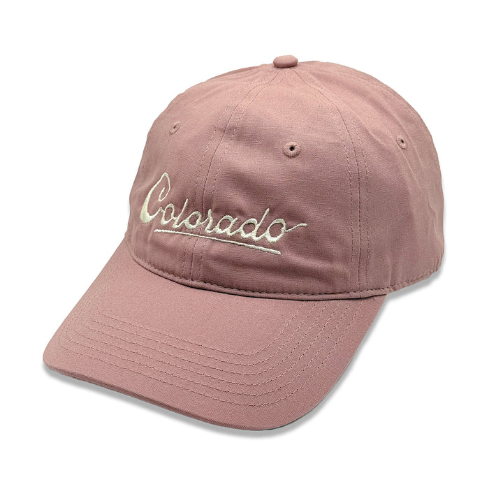 Colorado Lettering Hat-Hazy Pink