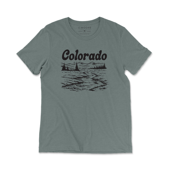 Colorado River Tee-Blue Storm