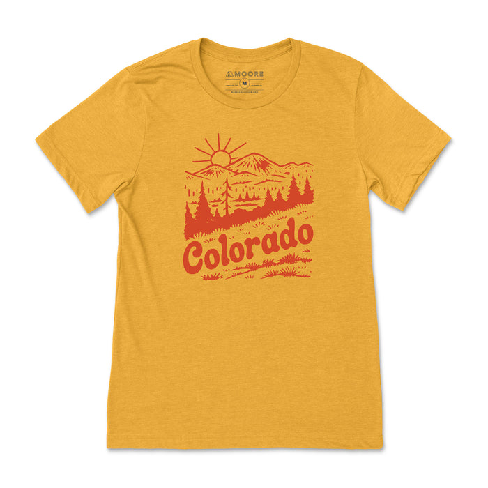Colorado Sunshine Tee-Mustard