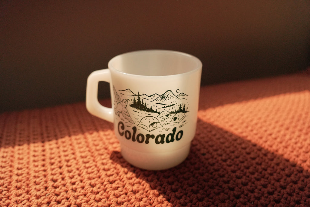 LIMITED EDITION Colorado Milk Glass
