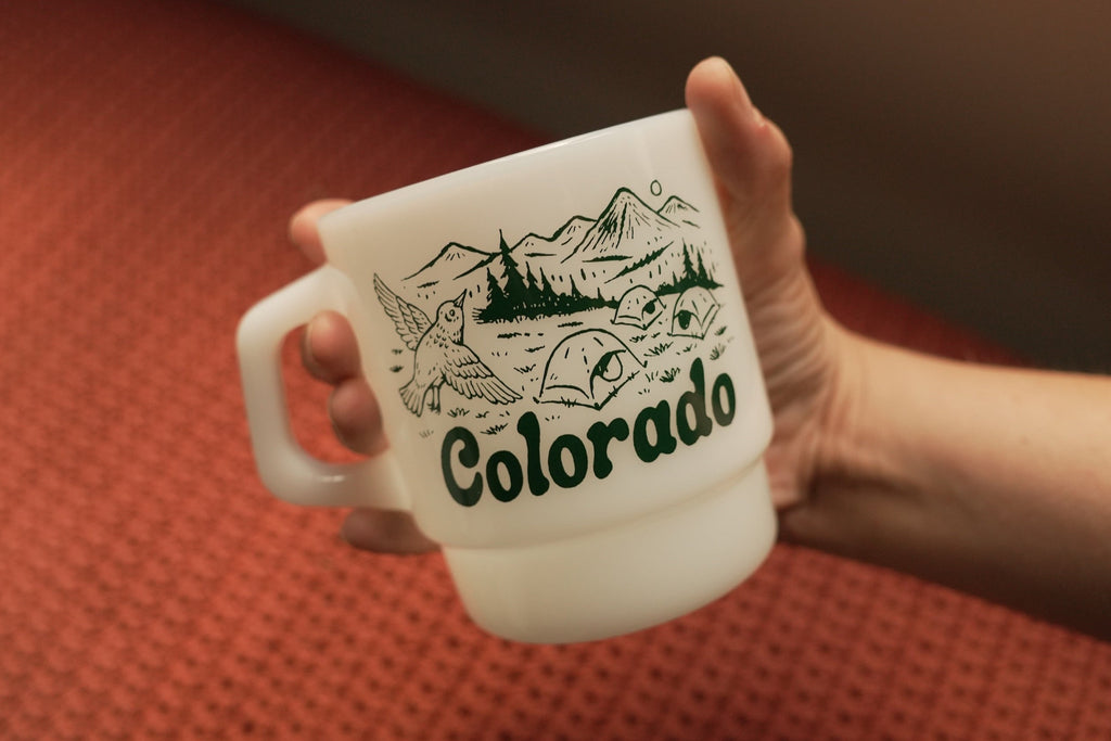 LIMITED EDITION Colorado Milk Glass