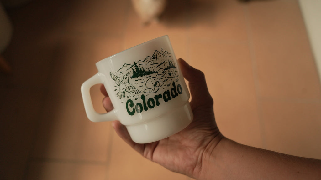 LIMITED EDITION Colorado Milk Glass