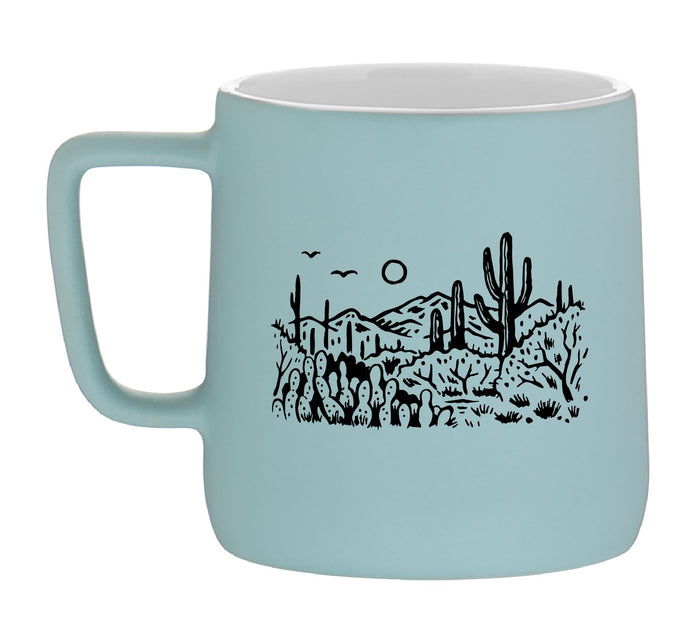 Saguaro Mug-Dusty Blue