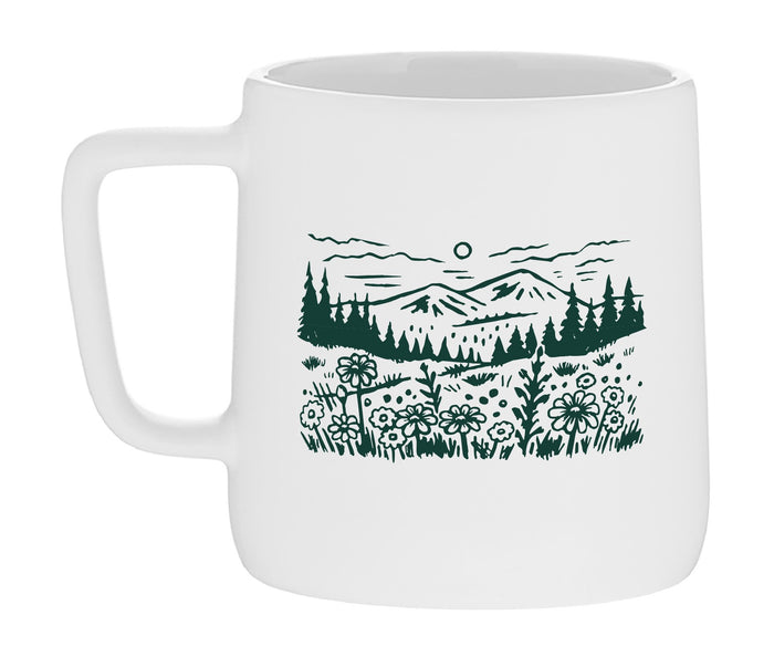 Wildflowers Mug-White