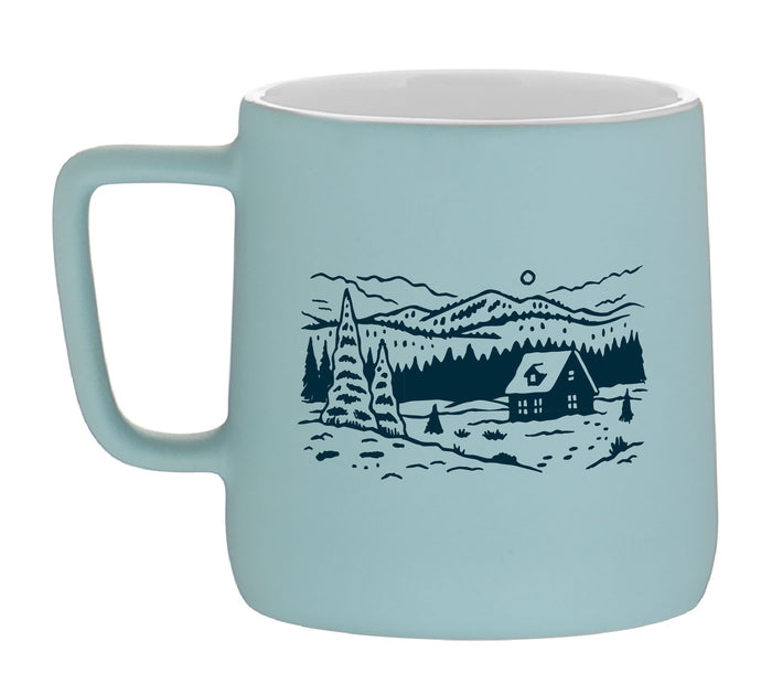 Cabin Mug-Dusty Blue