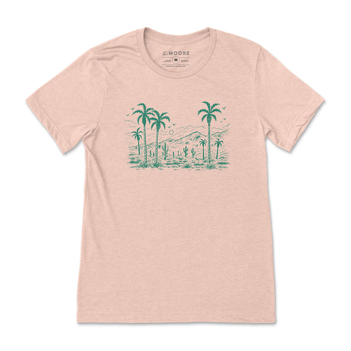 Palm Springs Tee-Heather Peach