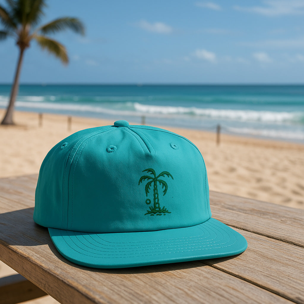 Palm Tree Hat-Sea Green