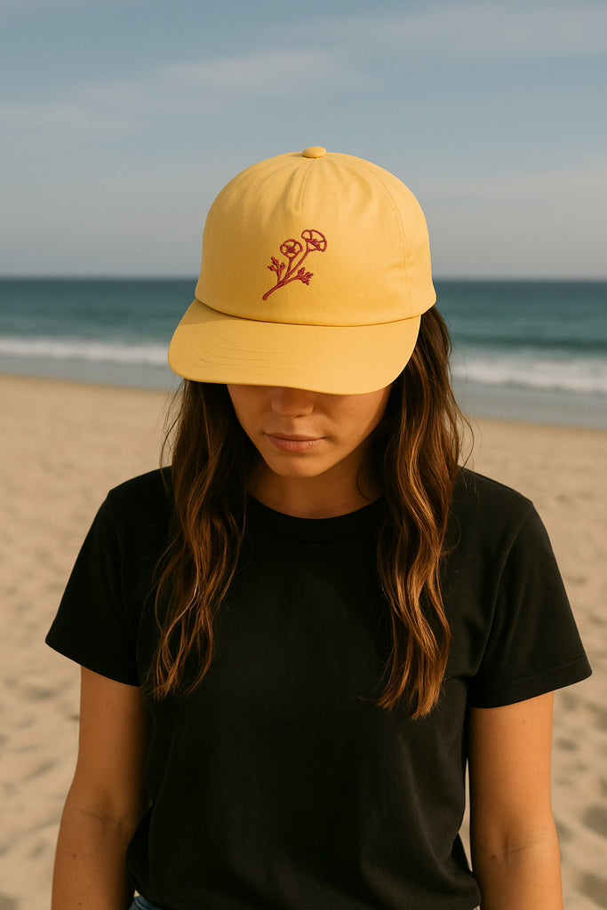 Poppy Hat-Mustard