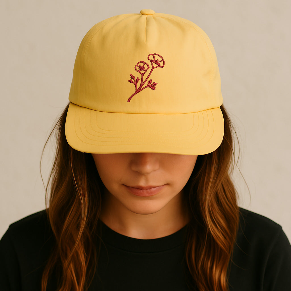 Poppy Hat-Mustard