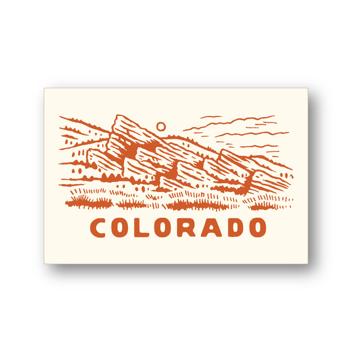 Colorado Red Rocks Postcard