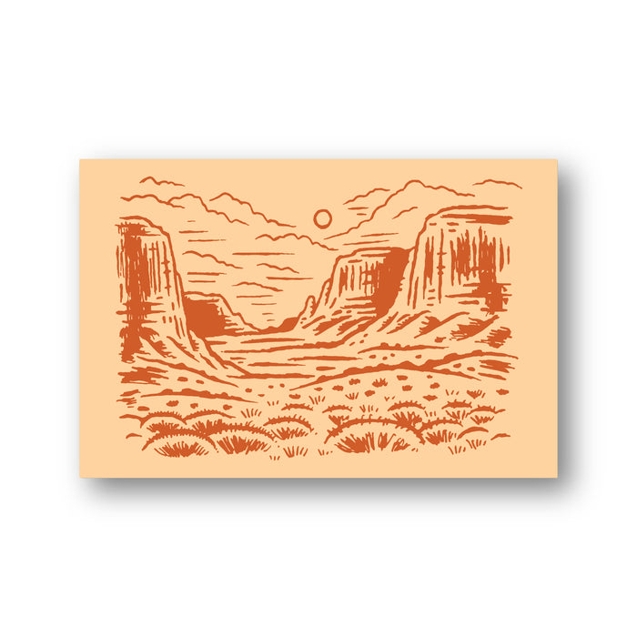 Desert Butte Postcard