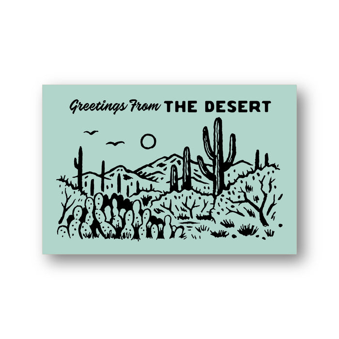 Greetings from the Desert Postcard