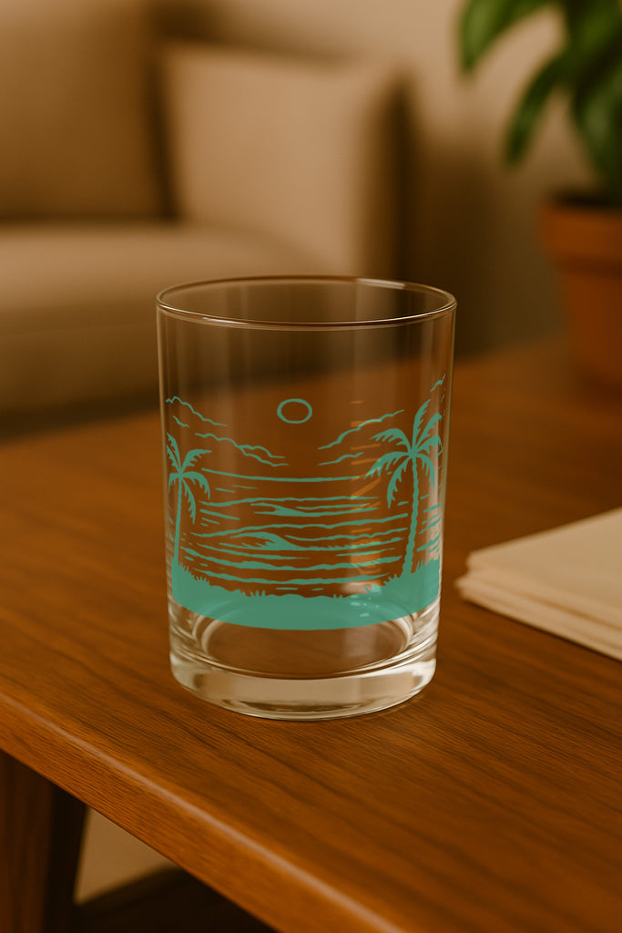 Beach Rocks Glass