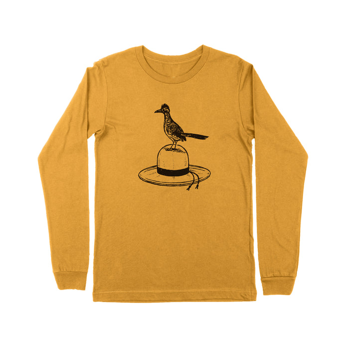 Road Runner Long Sleeve Tee-Mustard