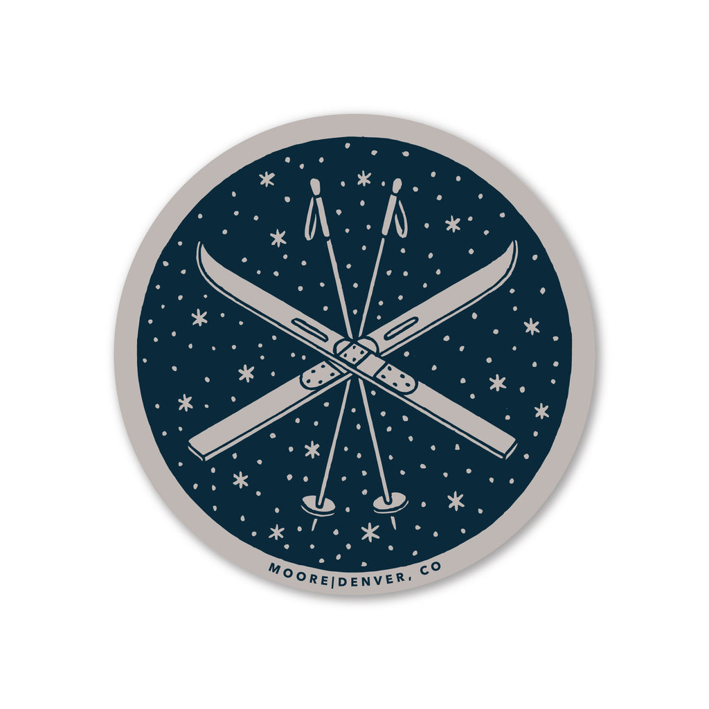 Ski Sticker – Moore