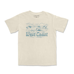 West Coast Wave Tee-Vintage Ivory – Moore