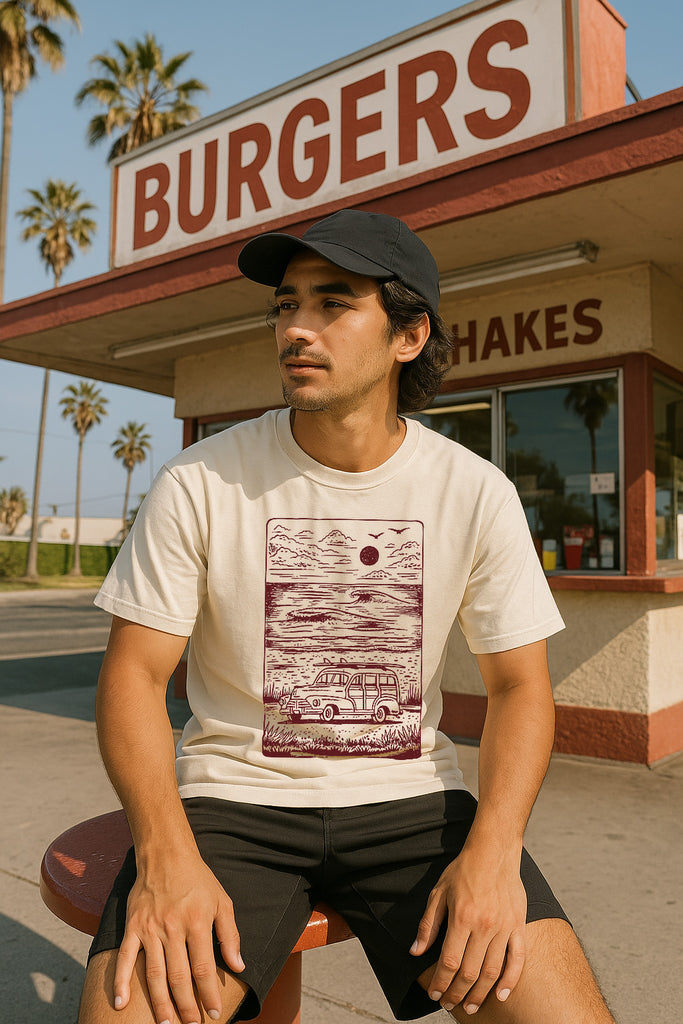 Woody Tee-Vintage Ivory