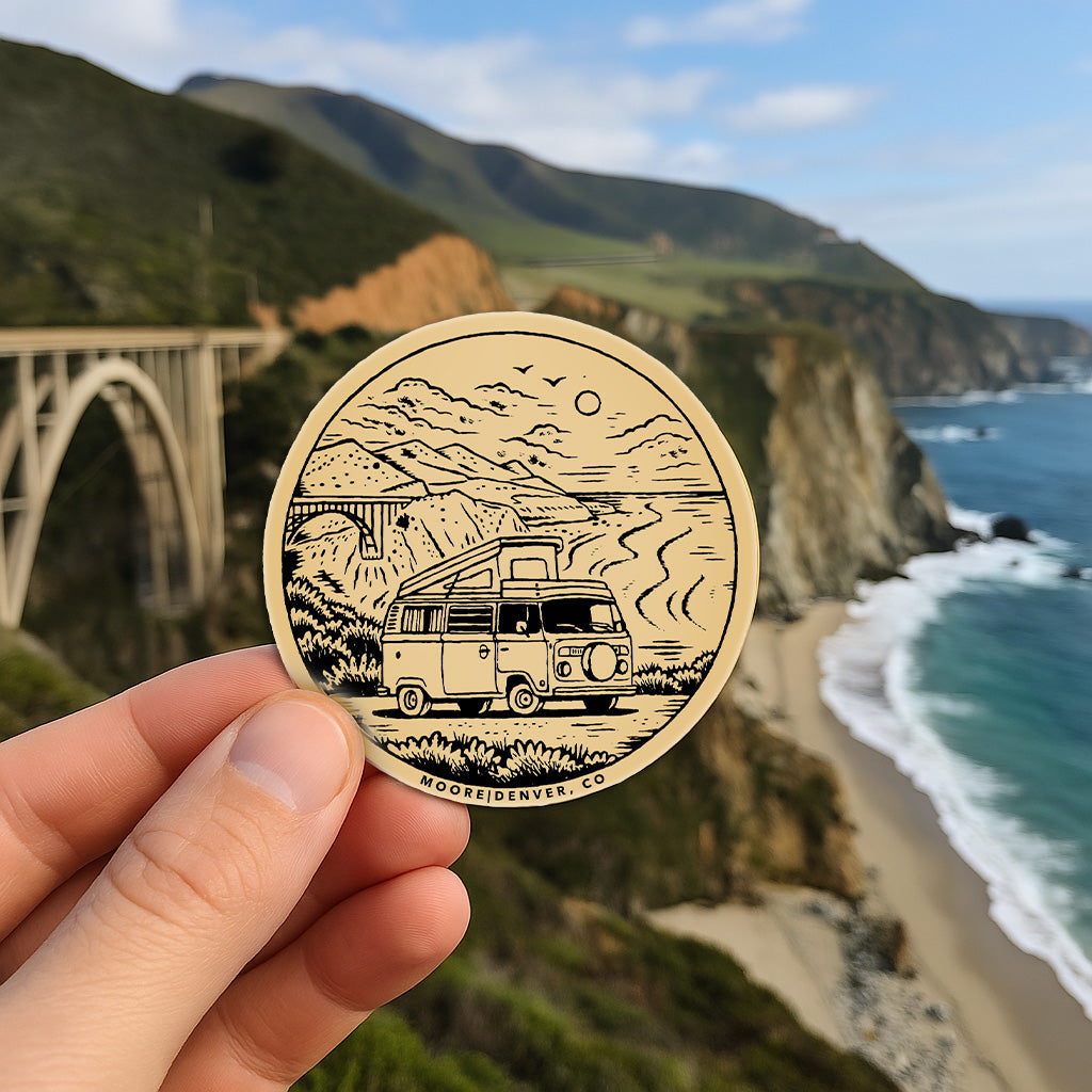 Big Sur Bus Sticker