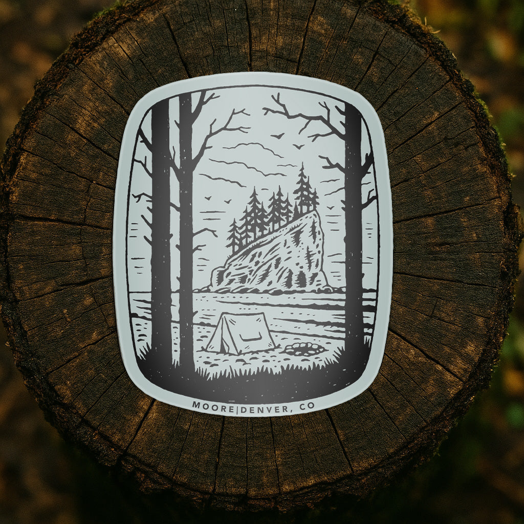 Coastal Camp Sticker