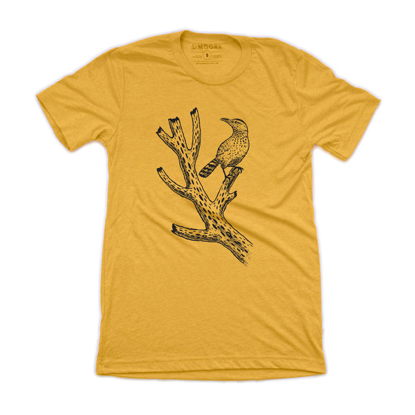 Desert Bird Tee-Mustard – Moore