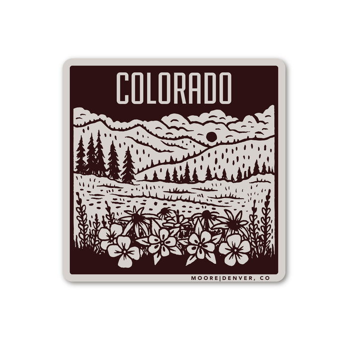 Colorado Mountains Sticker