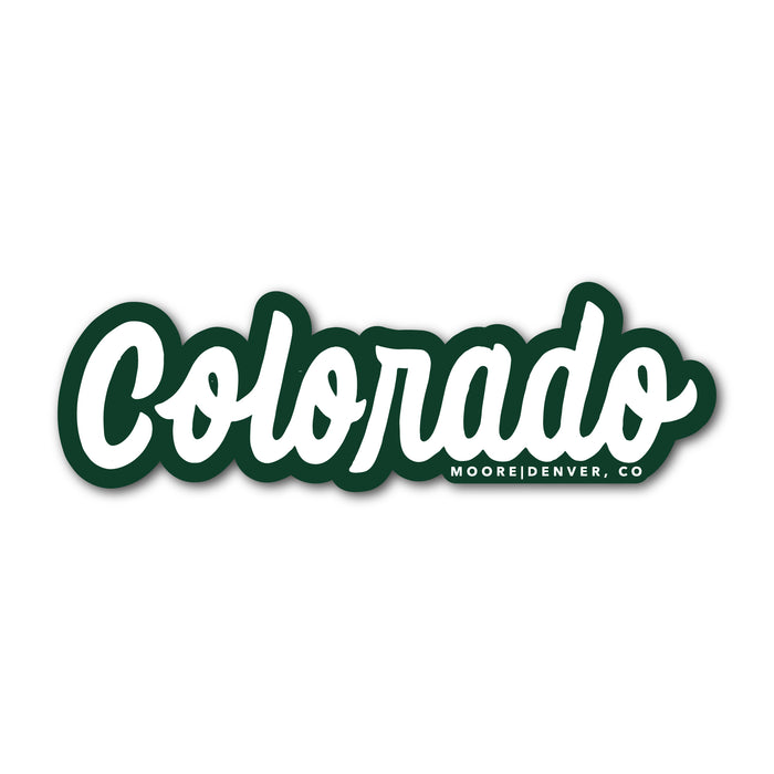 Colorado Script Sticker