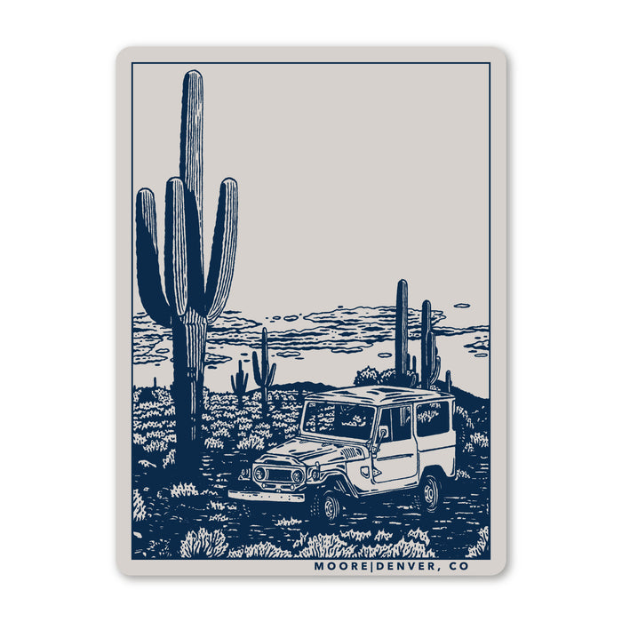 Desert Cruiser Day Sticker